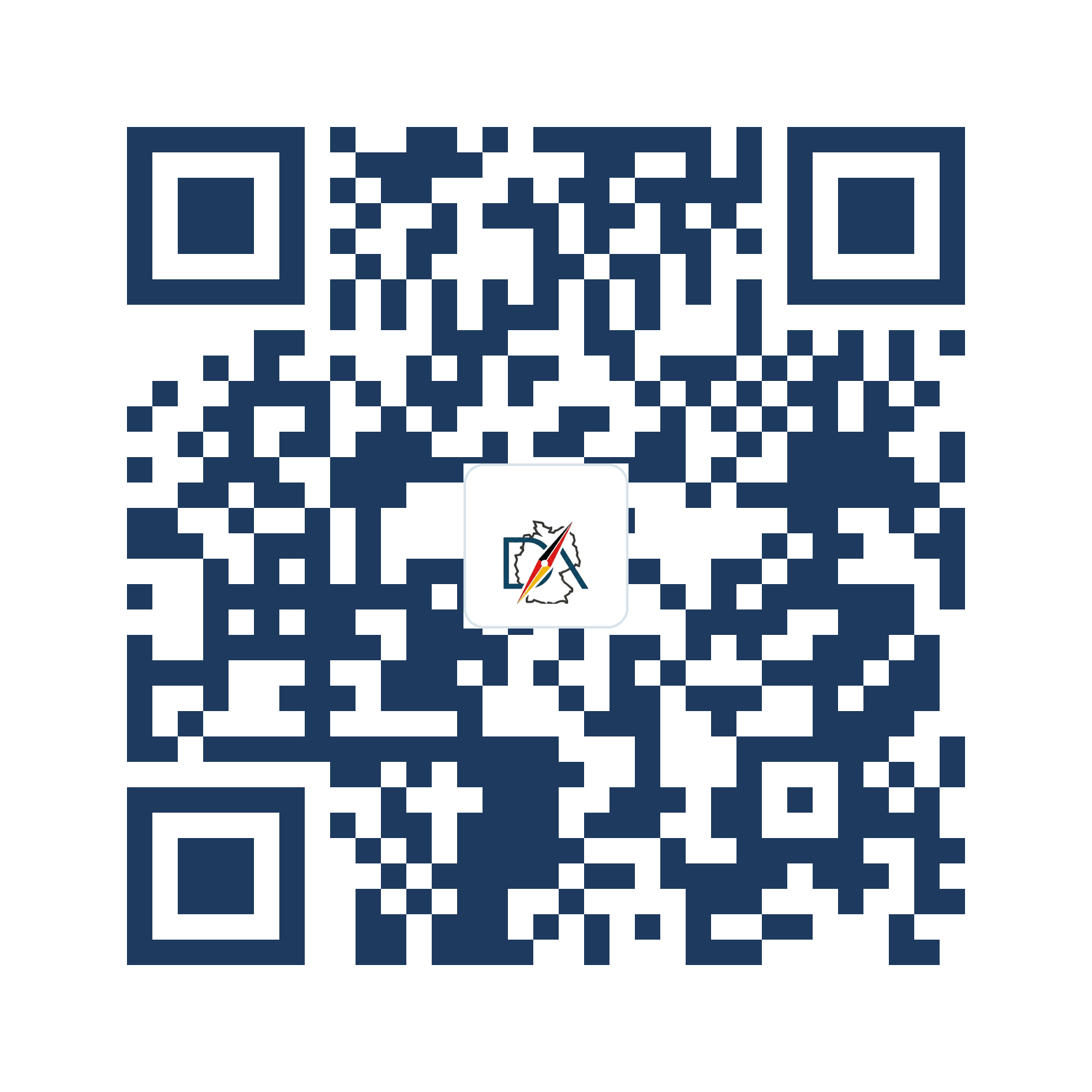 رمز QR للصفحة الرئيسية لموقع دليل ألمانيا