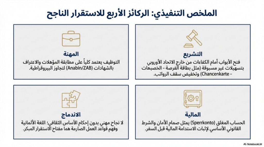 الركائز الأربع للاستقرار